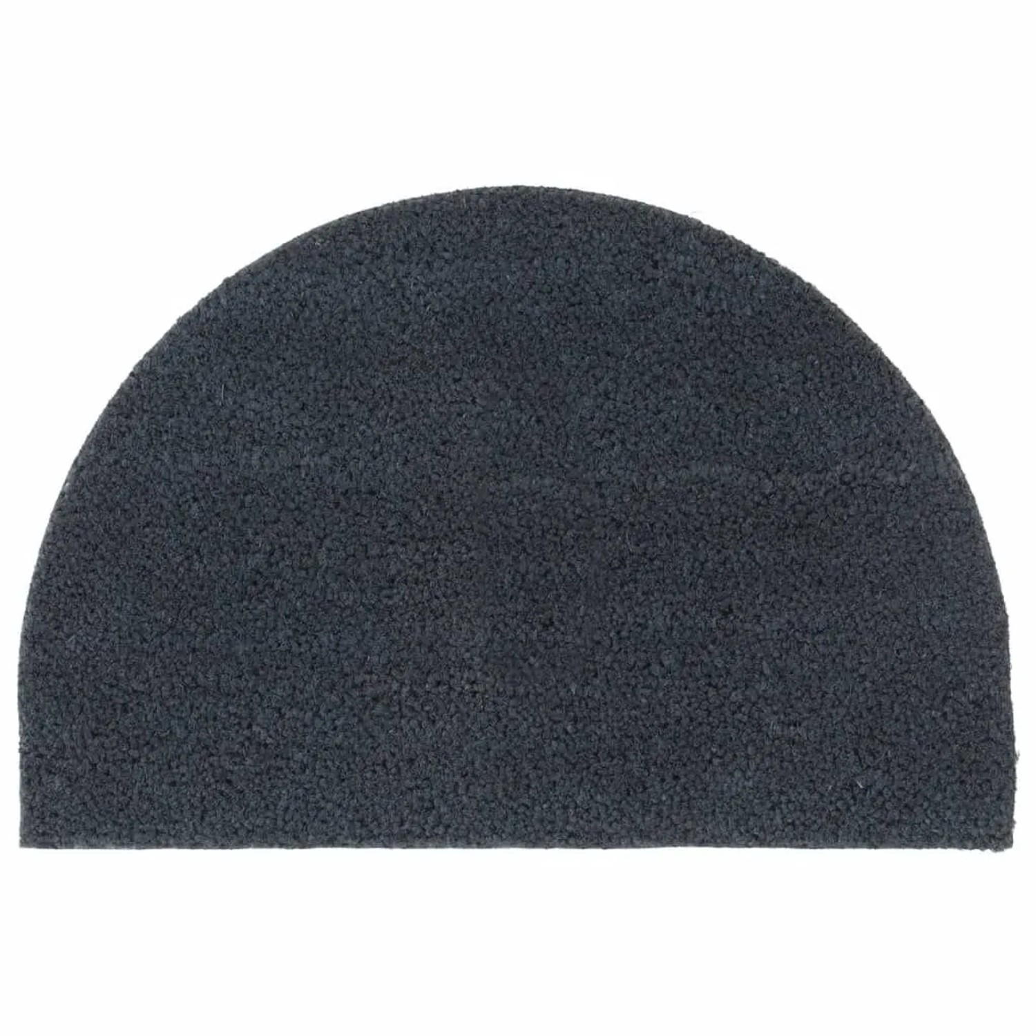 vidaXL Fußmatte Dunkelgrau Halbrund 40x60 cm Kokosfaser Getuftet 155586 günstig online kaufen