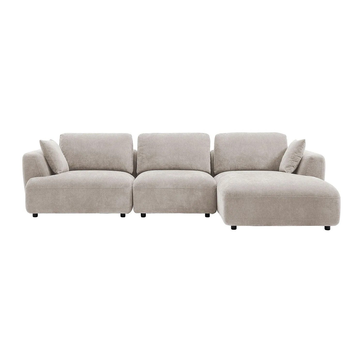 Vente-unique Sofa Ohne Schlafmöglichkeit Tindralo Beige 303 cm