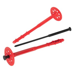 Protektor Dämmstoffdübel, 200 Stück, Ø10x220mm mit Kunststoffnagel für WDVS.