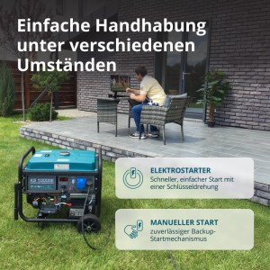 Könner & Söhnen Benzin-Generator KS 10000E