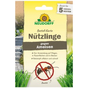 Neudorff Bestell-Karte Nützlinge gegen Ameisen für bis zu 5 Nester. Natürliche Schädlingsbekämpfung.