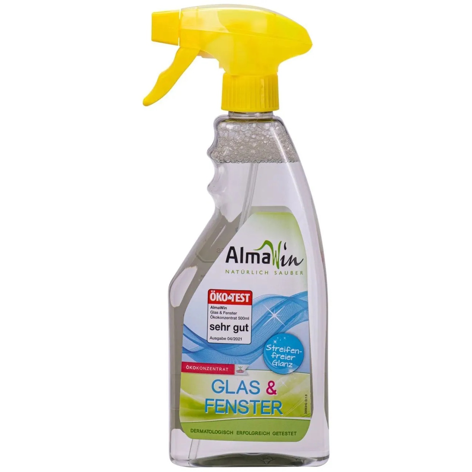 Almawin Glas- und Fensterreiniger 500 ml Klar Kunststoff