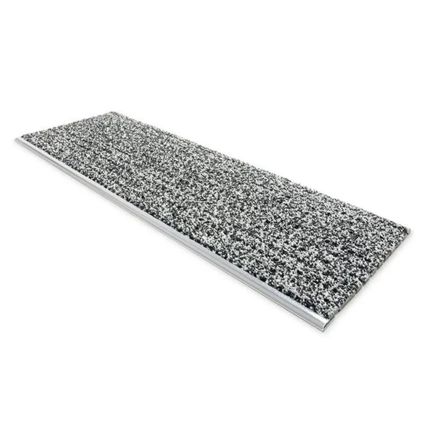 Karat Sicherheits-Stufenauflage Stufenmatte mit Alu-Schiene Anthrazit 24 x 80 cm