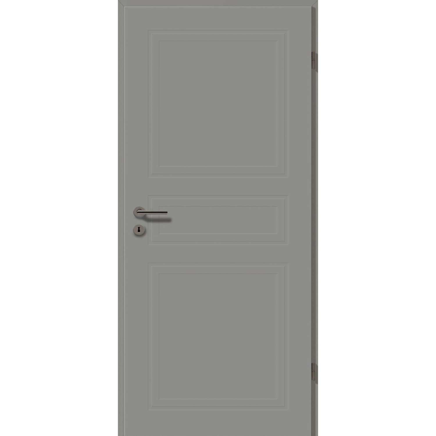 GetaDoor Zimmertür Brillant Contour 7103 Klassikgrau 198,5 cm x 73,5 cm DIN R