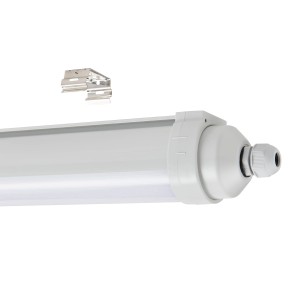 Eglo LED-Feuchtraumleuchte Easy Fix 149 cm Grau