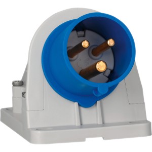 Schneider Electric CEE-Wandstecker 16A mit Schraubklemme für flexible Montage.