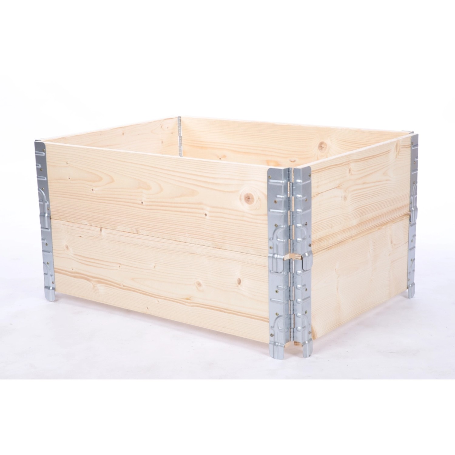 PROREGAL Hochbeetkisten GrowBox HxBxT 40x60x80 cm 2 Ebenen Holz Natur günstig online kaufen