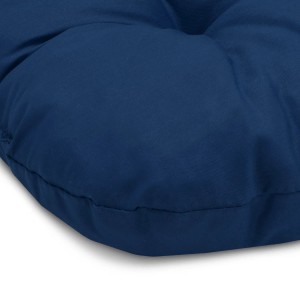 Beautissu Lisa Stuhlkissen, 40x40, dunkelblau, 4er Set. Weiche Auflage für Stühle & Gartenmöbel.