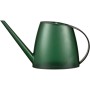 Grüne Scheurich Gießkanne Lilly Viridian Clear, 1,5 l, aus Kunststoff.