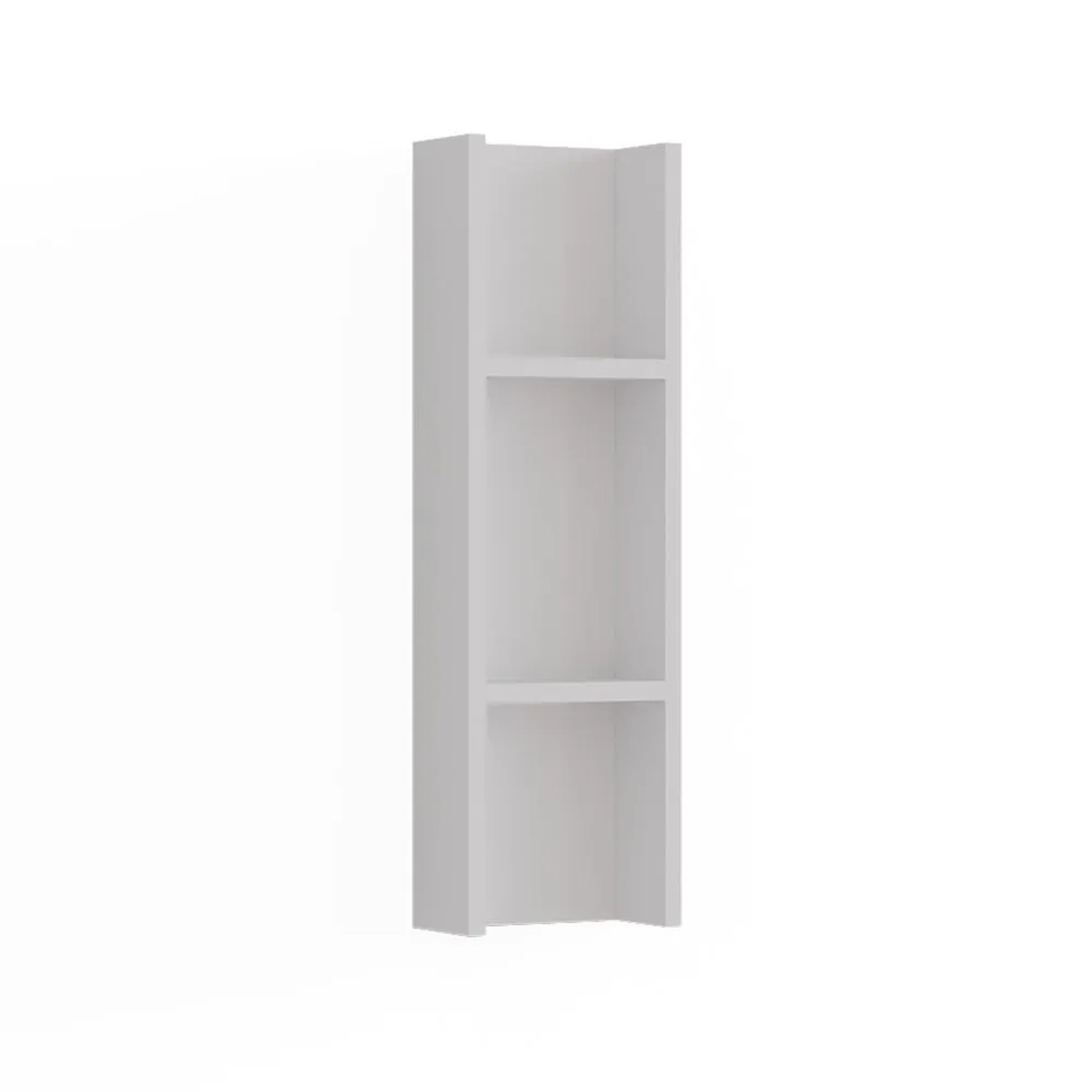 Vicco Regal Sherry Weiß 20 x 65 mit 3 Ablagefächern Art Nr 56568