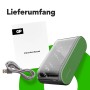 GP Akku-Ladegerät Universal B631 mit USB-Kabel und Anleitung. Kompaktes Ladegerät für AA, AAA, C, D und 9V Akkus.