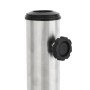 vidaXL Sonnenschirmständer, quadratisch, 28 kg, mit Feststellschraube und Adaptern.
