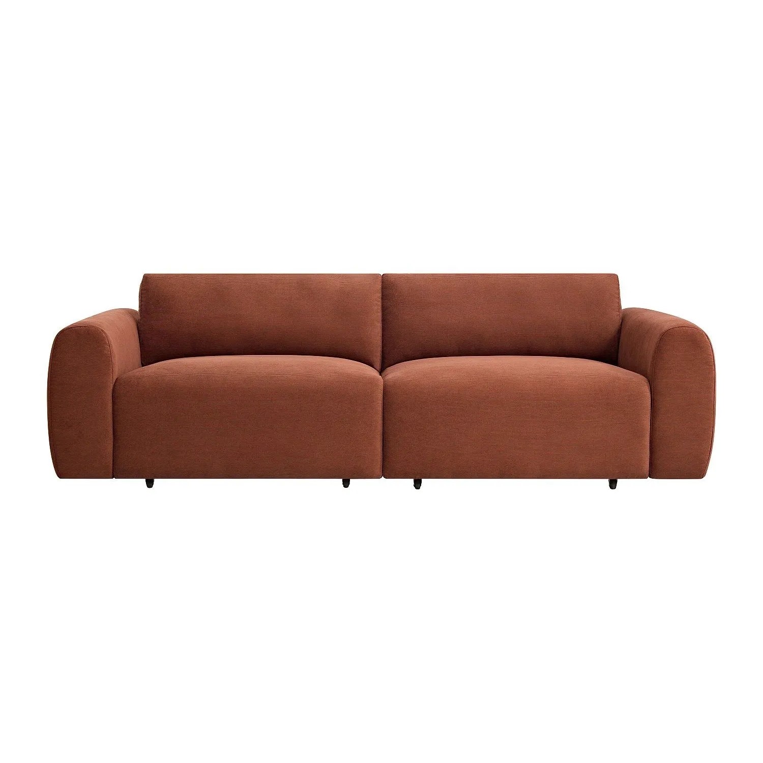 Vente-unique Relaxsofa Pastaro Terracotta 242 cm