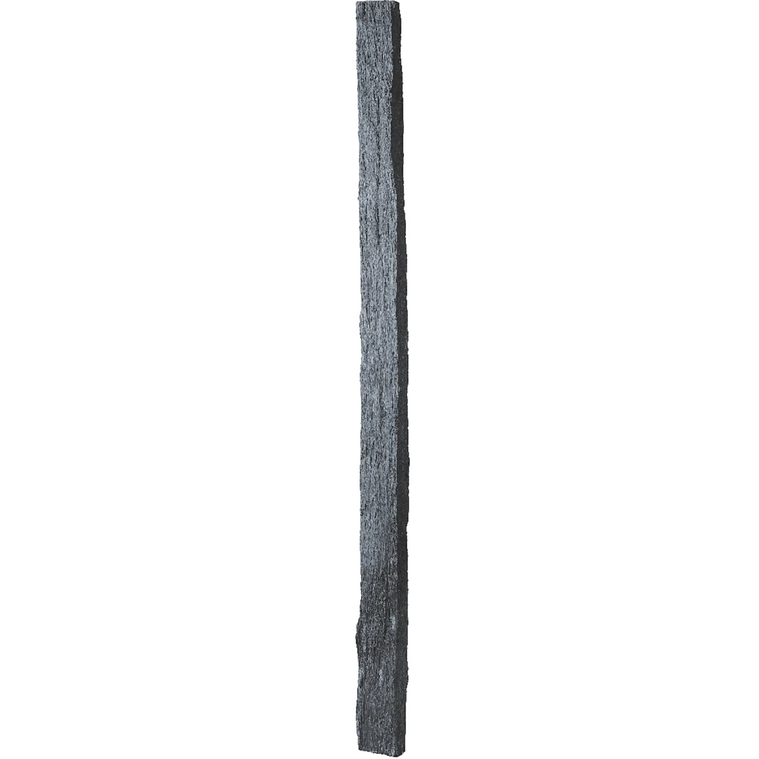 Scherf Schiefer-Palisade Beidseitig Gesägtes Ende 200 x 12 x 10 cm Oxid-Schwarz