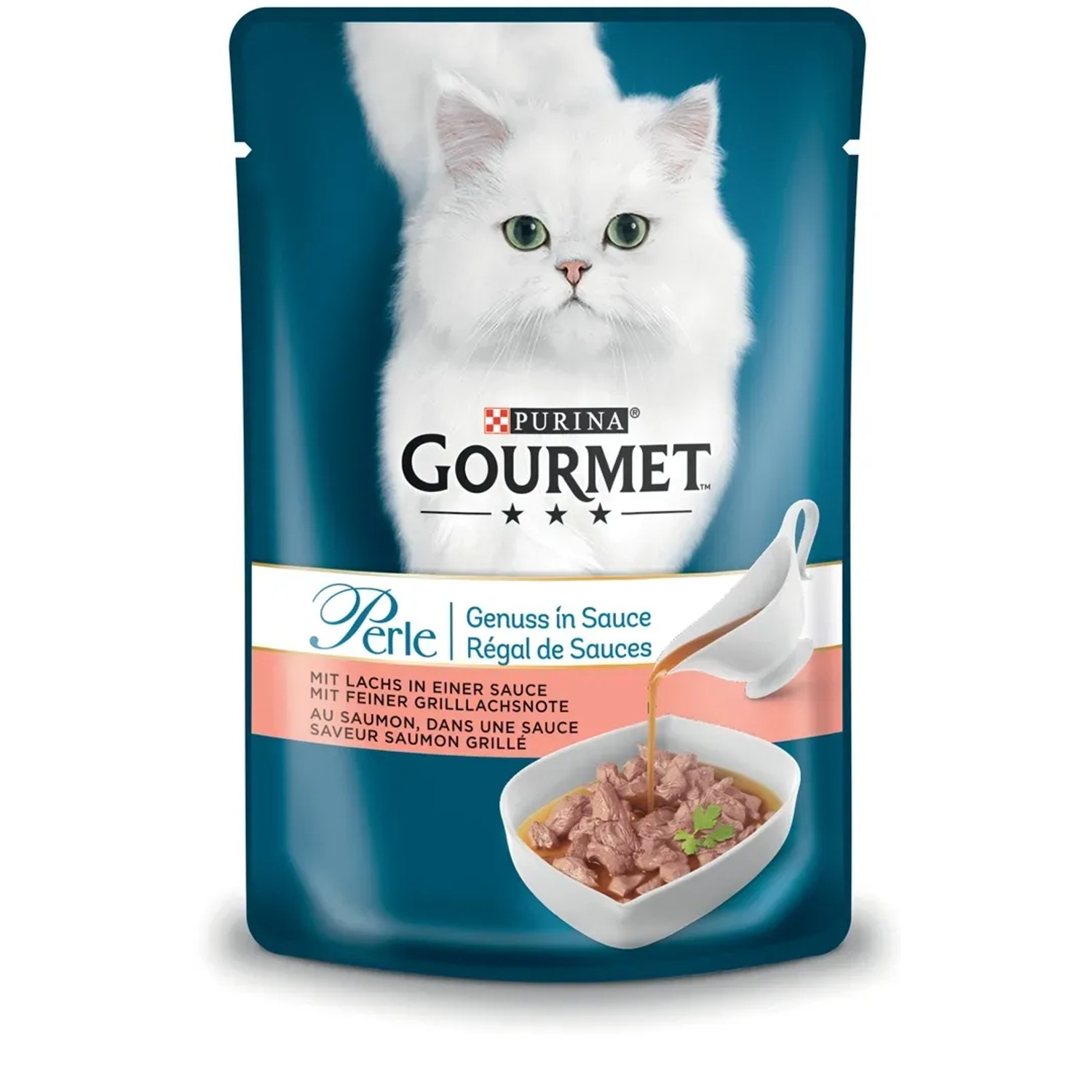 Gourmet Perle Genuss Lachs in Sauce 85 g