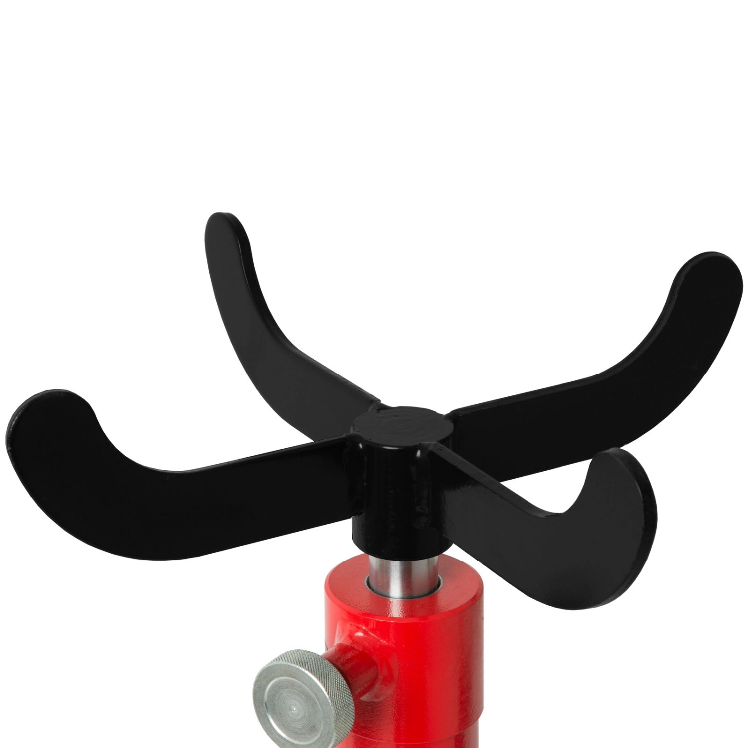 Detailaufnahme des Aufnahmekreuzes vom EBERTH Getriebeheber 500kg. Werkzeug für Getriebe.