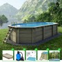 ALTANKA Holzpool Nemo 7,3x3,97 Höhe 1,45 m auf Rahmen ohne Betonierung BAS7305OSPU_2