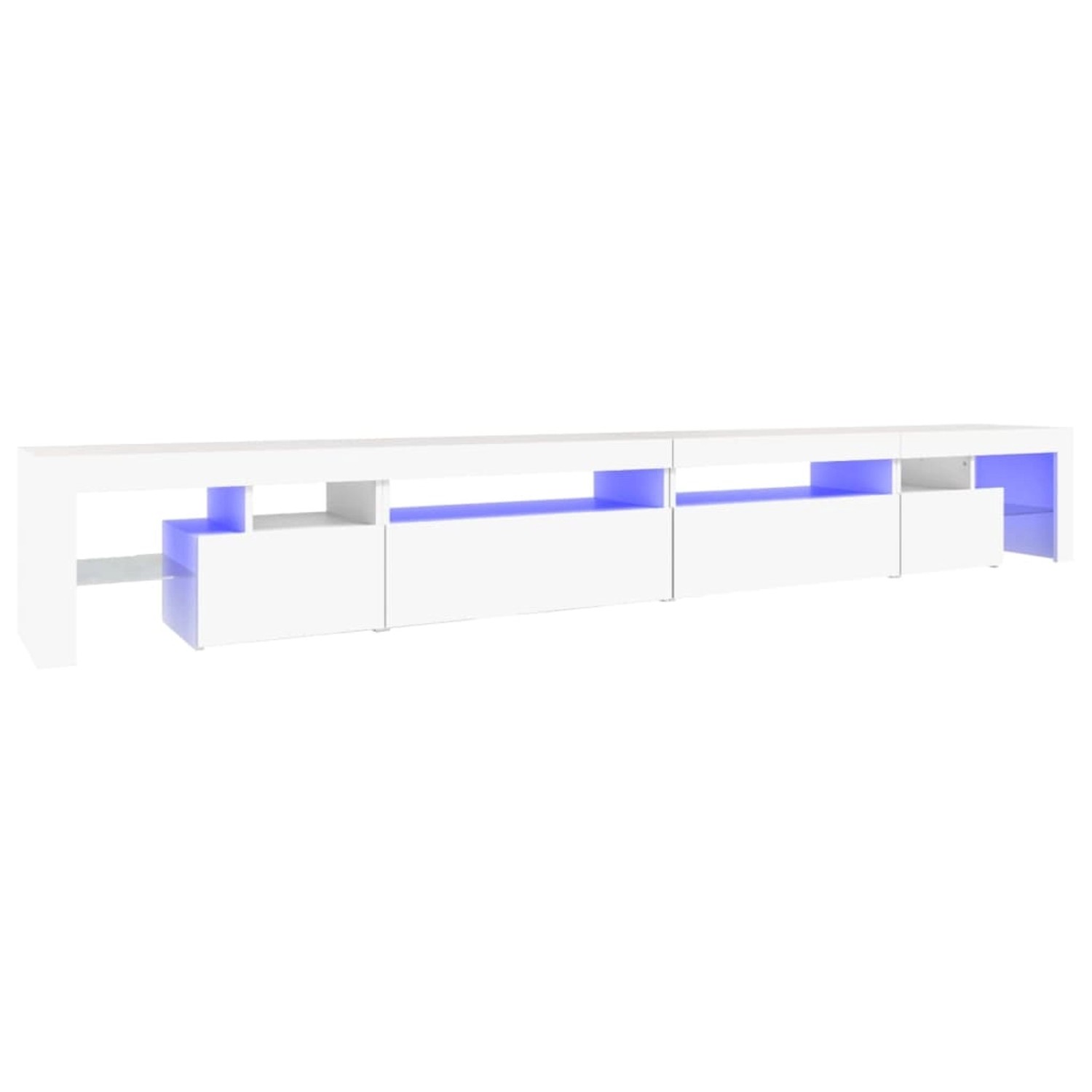 vidaXL TV-Schrank mit LED-Leuchten Weiß 290x36,5x40 cm 3152802 günstig online kaufen