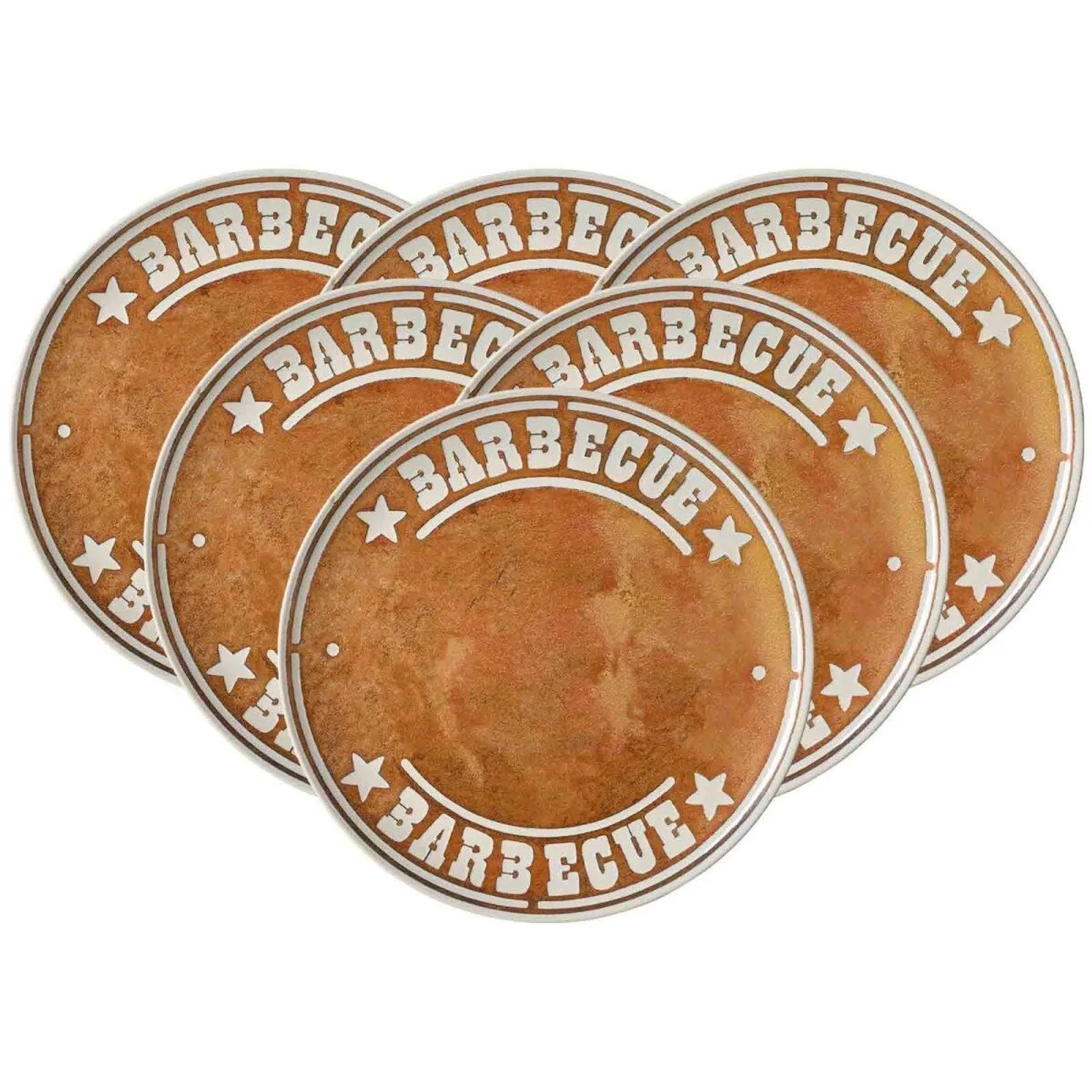 Ritzenhoff & Breker Rusty Grillteller 32 cm 6er Set