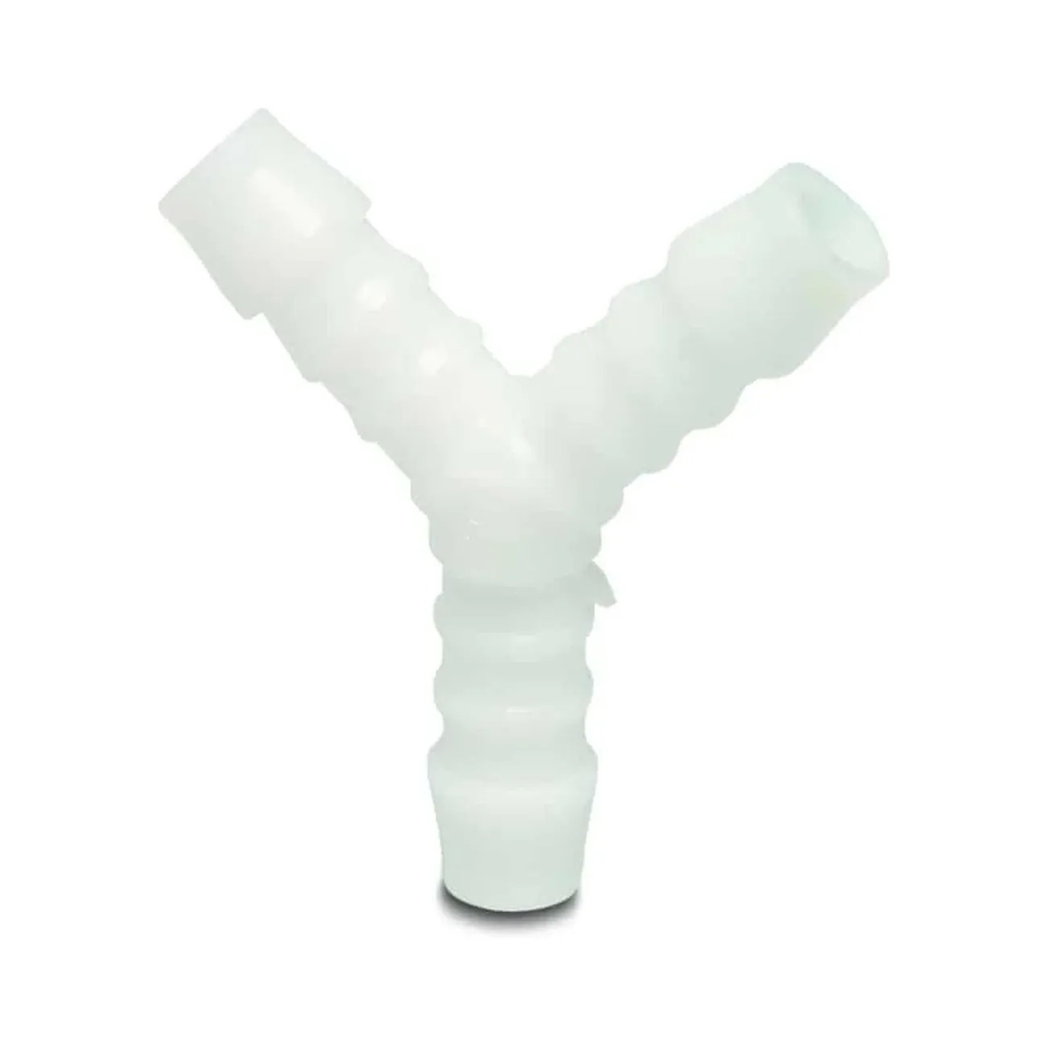 Klasebo Schlauchverbinder Y-stück Kunststoff 10 mm Weiß