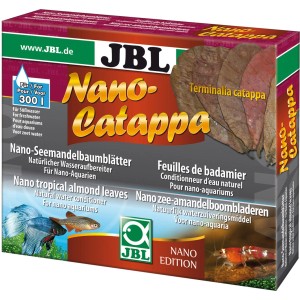 JBL Seemandelbaumblätter Nano-Catappa für Nano-Aquarien, fördert Wohlbefinden und Vitalität.