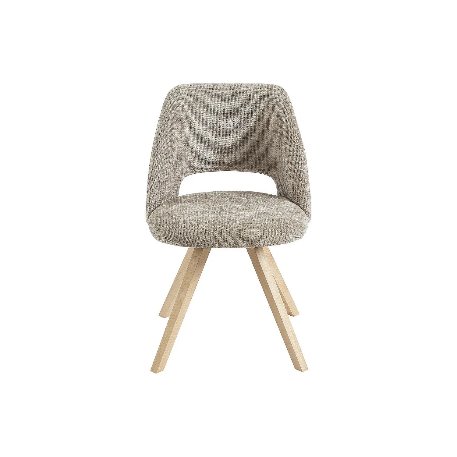 Vente-unique Stuhl Vesiani Taupe 53.5 cm