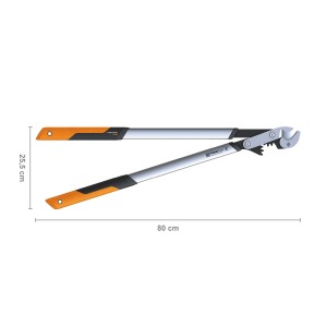 Fiskars Amboss-Getriebeastschere LX99-L, 80cm, für trockenes Holz bis 55mm Durchmesser.
