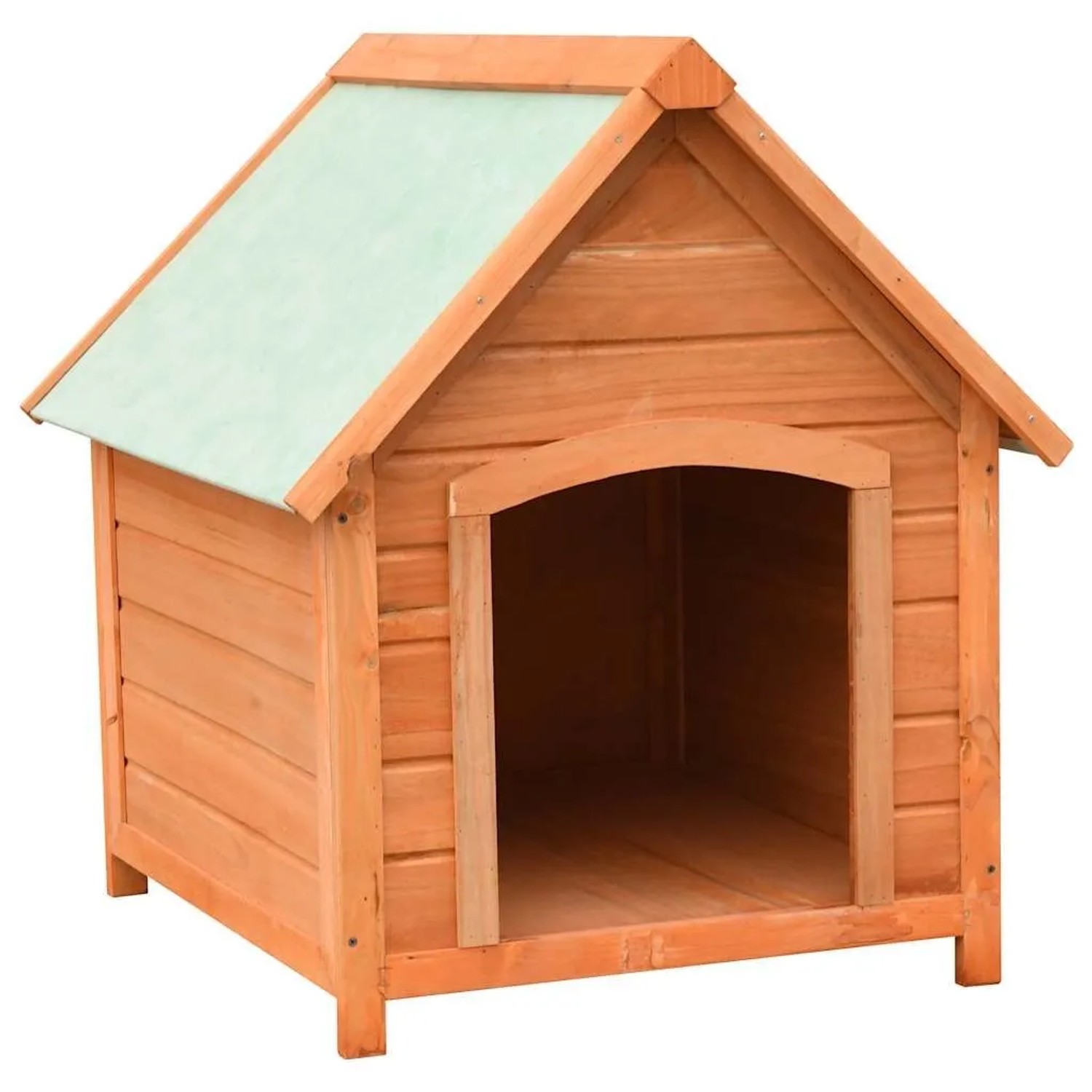 vidaXL Hundehütte Kiefernholz & Tannenholz Massiv 72x85x82 cm 170639