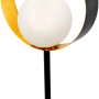 Ledvance Tischleuchte Decor Memphis, schwarz-goldene LED Lampe mit G9 Fassung, 36,5 cm hoch.