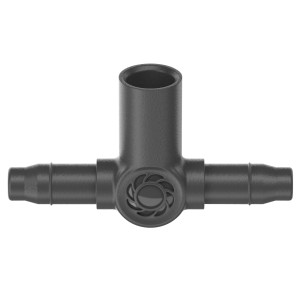 Gardena T-Stück für Micro-Drip-Systeme, 4,6 mm (3/16 Zoll), 5er-Set, zur Verbindung von Sprühdüsen.