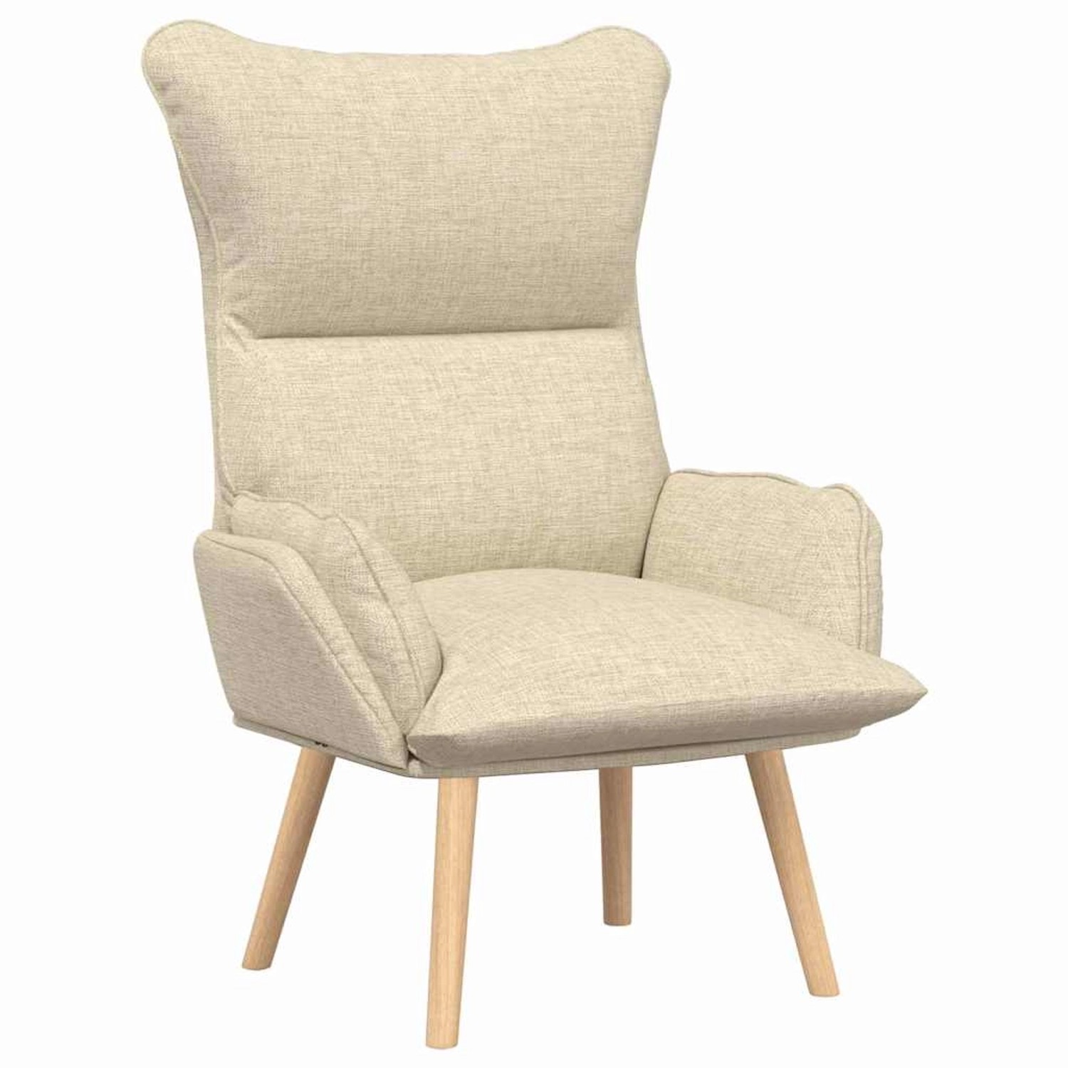 vidaXL Relaxsessel Creme 69 x 74 x 93 cm Stoff 42001872 günstig online kaufen