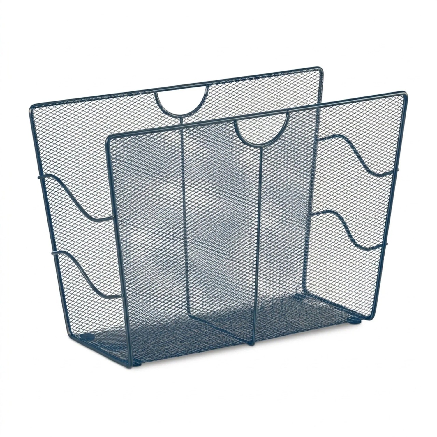 Relaxdays Zeitungsständer Stahl Anthrazit Mit Henkeln 27 cm x 39,5 cm x 17 cm 750 g