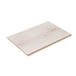 Egger Laminatmuster NatureSense Aqua Eiche Weiß. Helles Laminat-Handmuster mit Holzmaserung für Feuchträume.