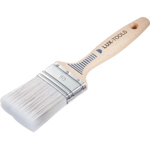 LUX Flachpinsel Lack, 60mm, mit Holzgriff und Kunstborsten für Lackierarbeiten.