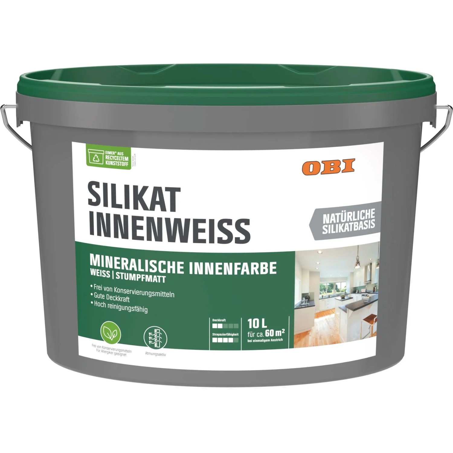 OBI Silikat Innenweiss matt 10 l