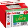 Fischer PowerFast Holzschrauben 5x40 mm, 200 Stück im Karton.