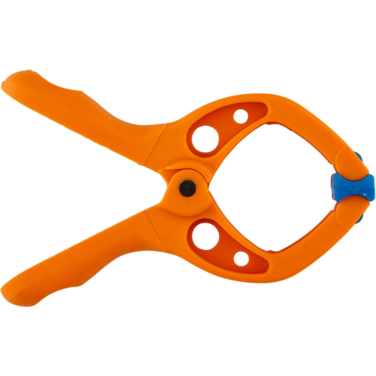 Orange wolfcraft Microfix Federzwinge, 3 cm Spannweite, für Modellbau & universelle Anwendung.