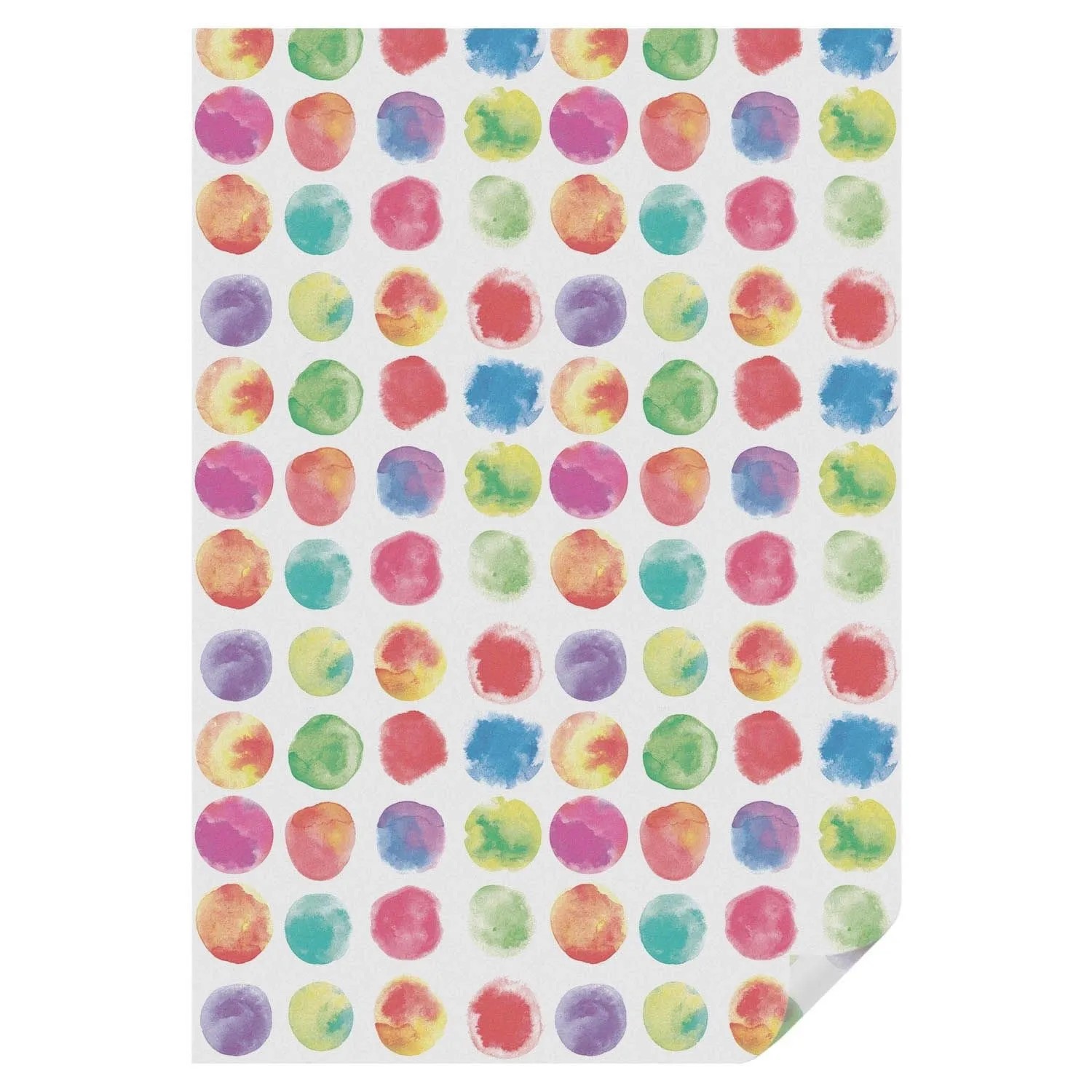 Tulup Buntglasfolie Bunte Kreise Fensterfolie Buntglas 100x146 cm Mehrfarbi günstig online kaufen