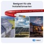 Rotes hb-digital Solarkabel 4mm² H1Z2Z2-K, TÜV-zertifiziert, für PV-Anlagen auf Dach, Boden und Tiny House.