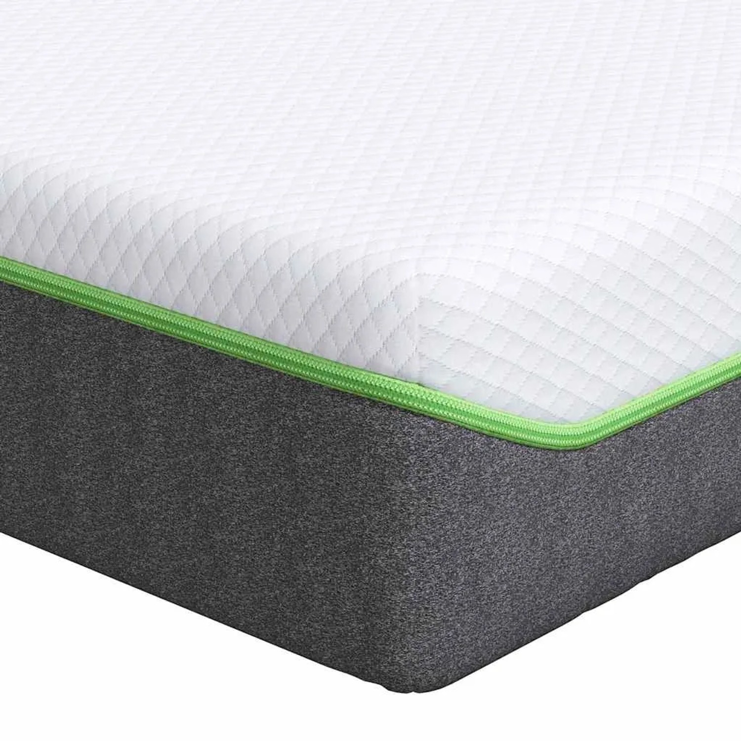 vidaXL Matratze Weiß und Grau 80 x 200 cm Taschenfeder 4106369