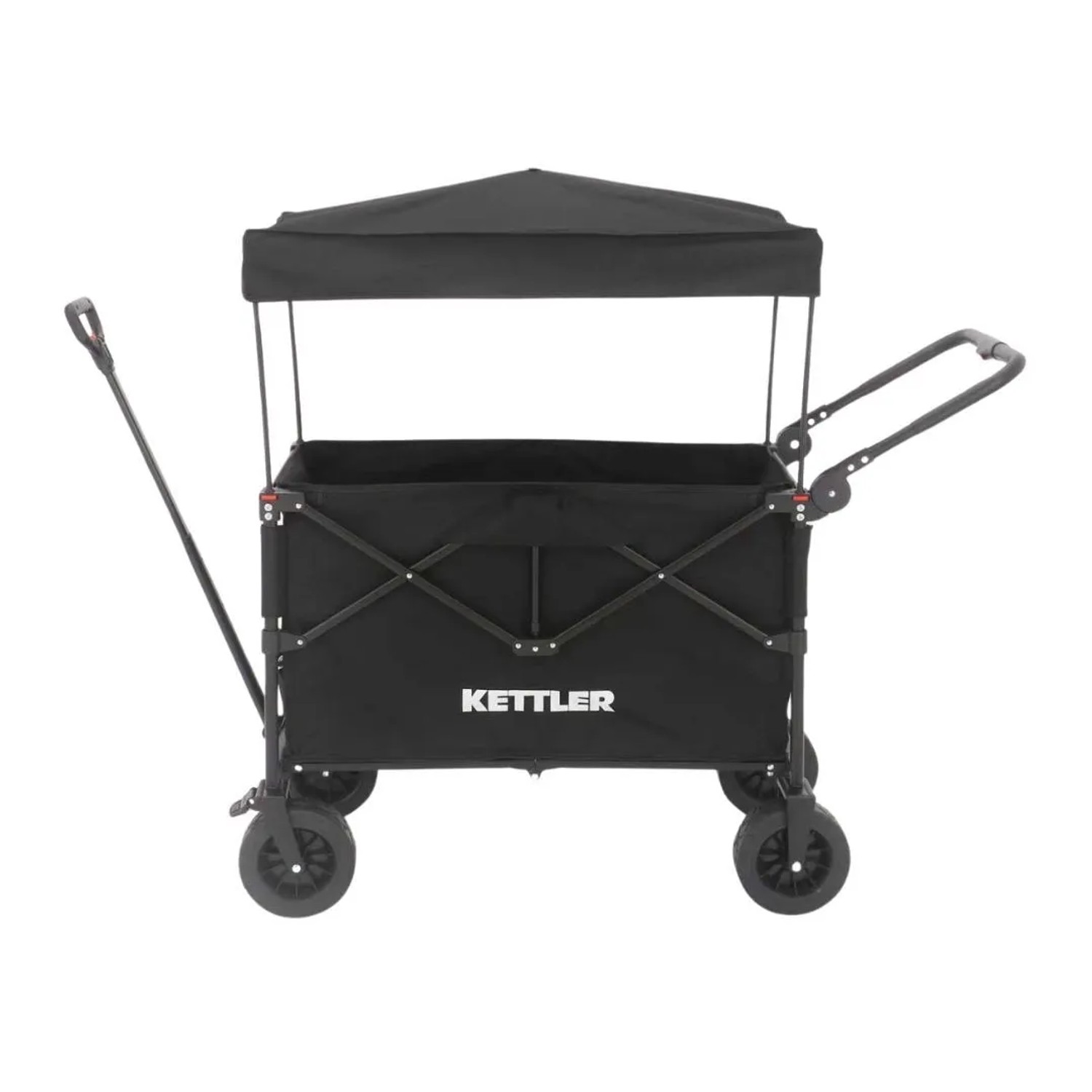 Kettler Bollerwagen EASY, Faltbar, mit Bremse & Verstellbarem Griff