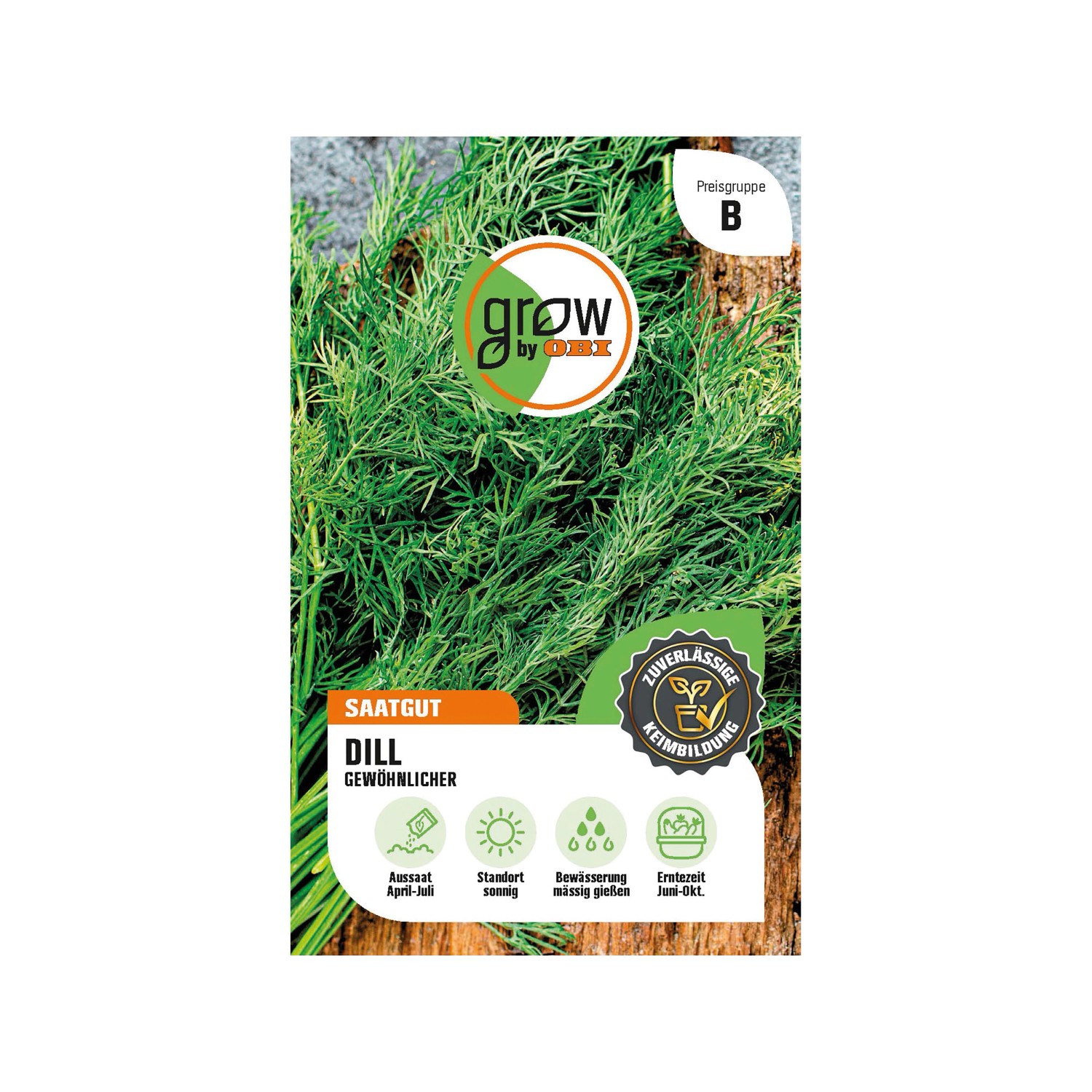 GROW by OBI Saatgut Dill Gewöhnlicher Anethum graveolens günstig online kaufen