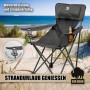 BigDean Luxus Campingstuhl Faltbar Extra Groß 150 KG Belastbar Stabil Und Bequem_5