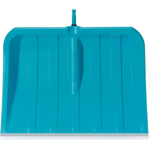 Gardena combisystem Schneeschieber ES 50 cm, aus Kunststoff in Türkis mit silberner Kante.