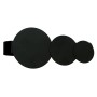 Gardinia Raffhalter in Schwarz mit Kreisoptik für Stil- & Seilspanngarnituren.