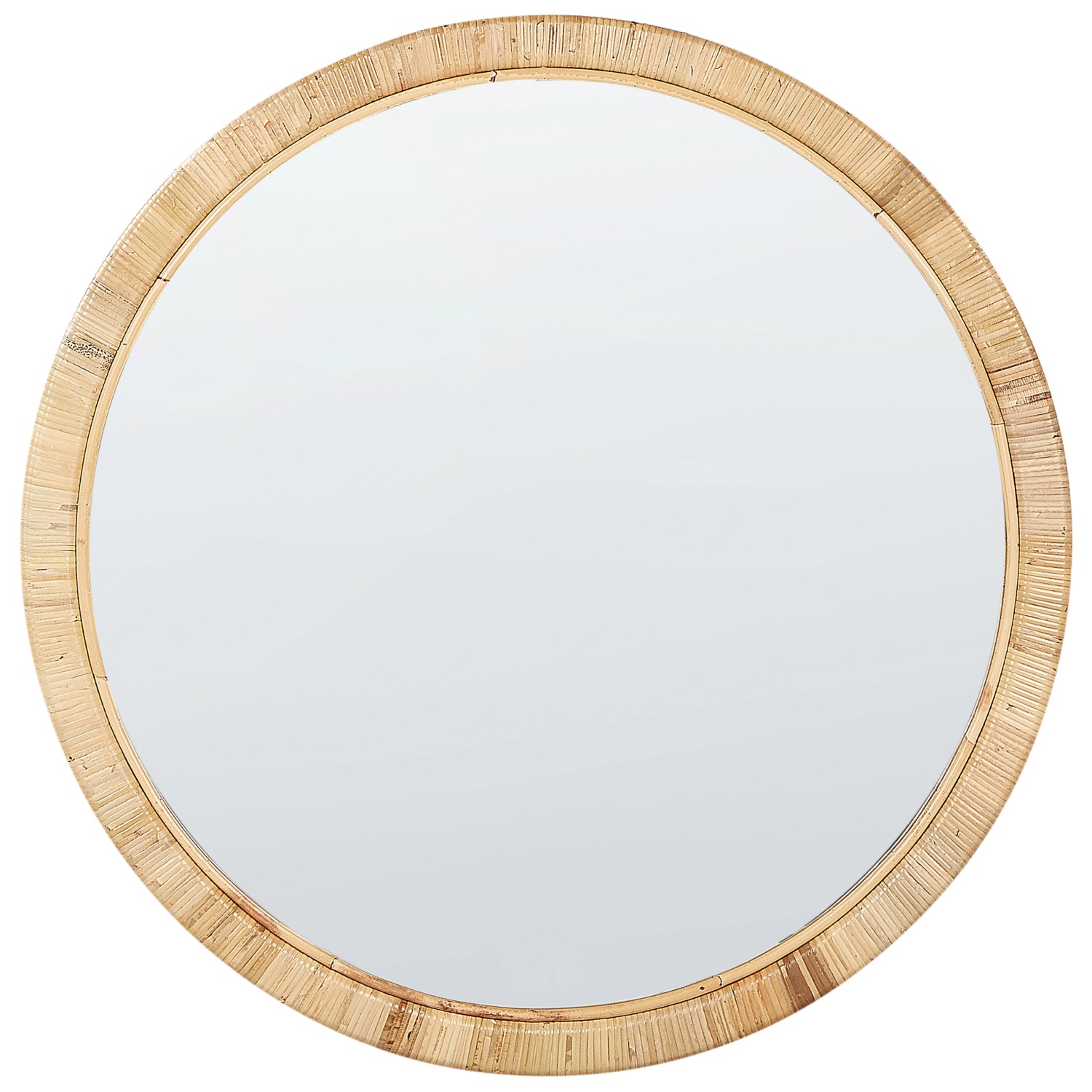 Beliani Wandspiegel ANLEZY Naturfarben 2x80x80 günstig online kaufen