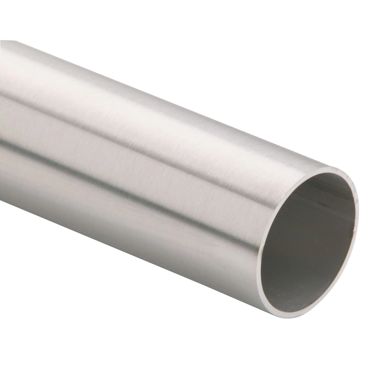 Edelstahl Handlauf V2A, Ø 40 mm, Länge 2000 mm, für Innen- und Außenbereich.