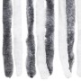 vidaXL Insektenschutz-Vorhang Grau und Weiß 100x220 cm Chenille 241225_5