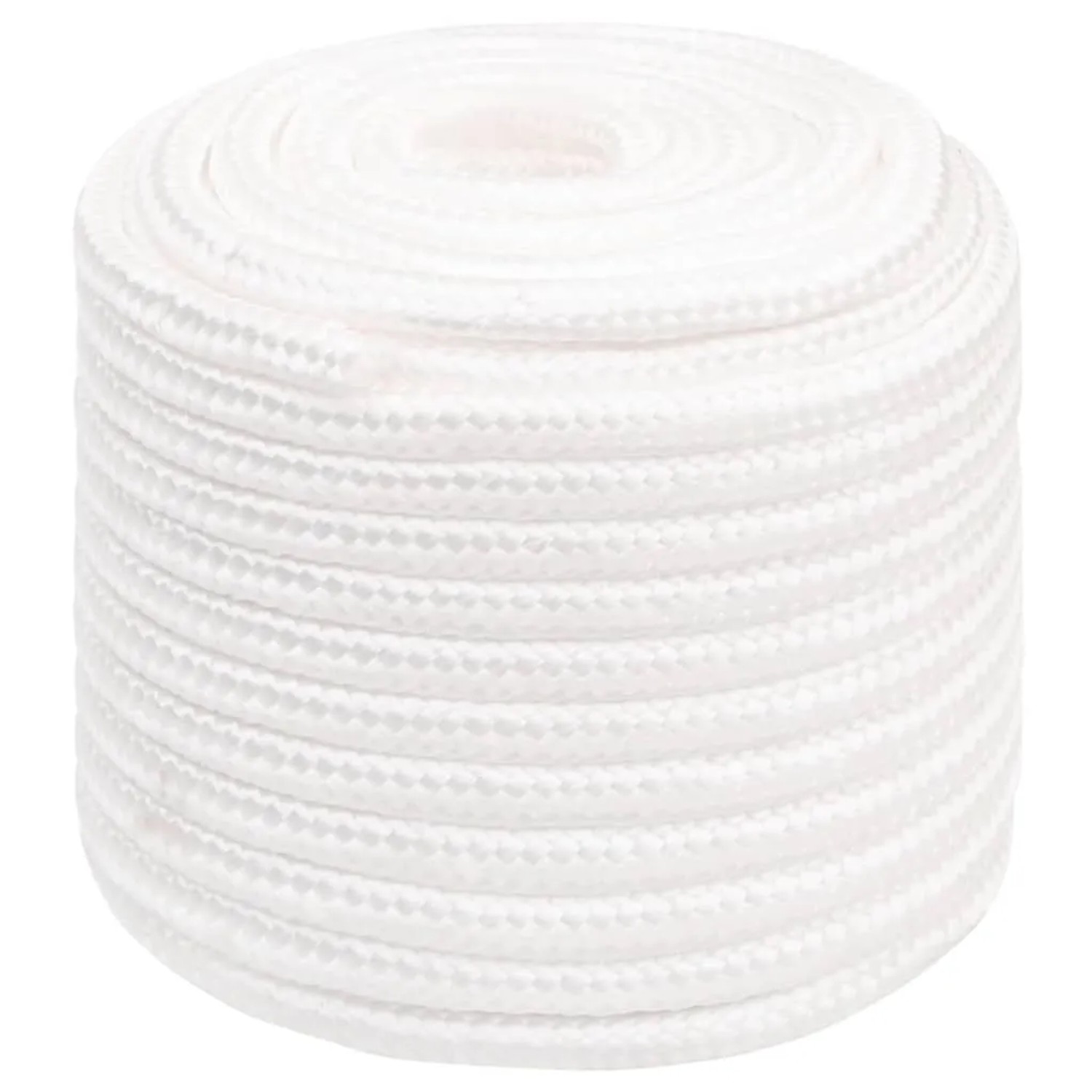 vidaXL Bootsseil Weiß 18 mm 50 m Polypropylen 152577