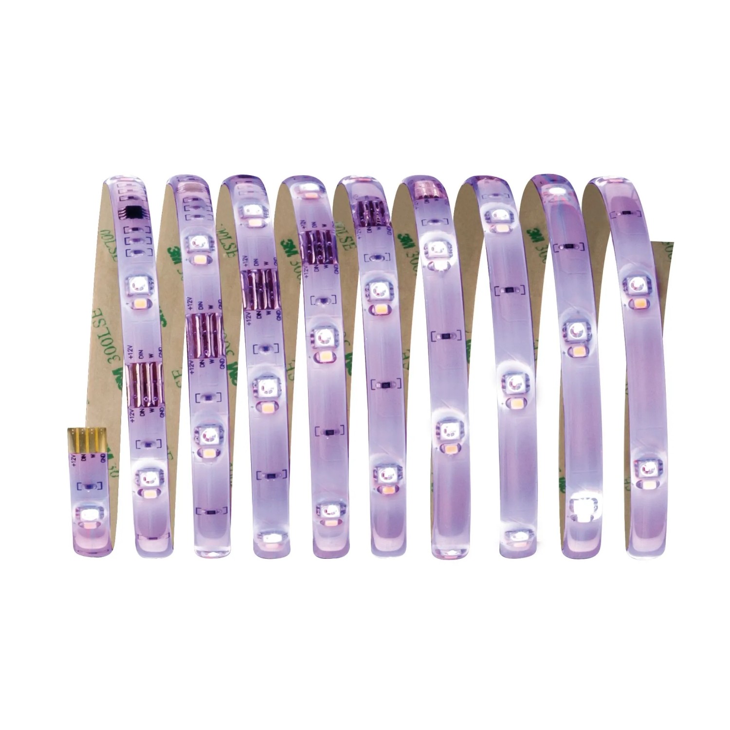 Paulmann LED-Streifen Set, 3m, RGBW, Farbwechsel. Flexibel, selbstklebend, kürzbar.